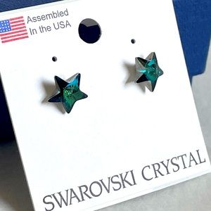 NWT - Swarovski Star Stud Earrings